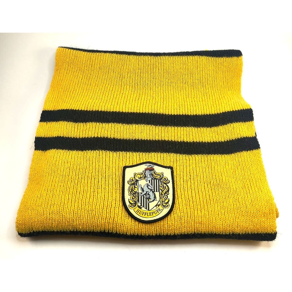 Wizarding World of Harry Potter Scarf Hufflepuff Yellow Wool Hogwarts House